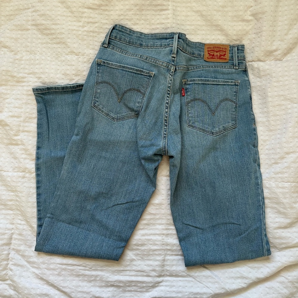 PERFECT LEVI STRAIGHT LEG JEANS